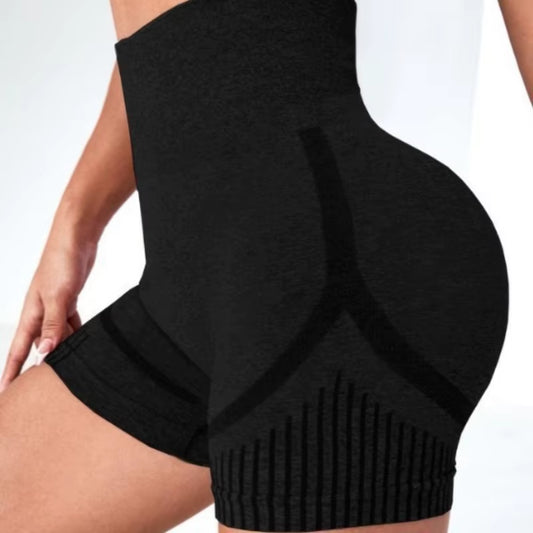 Yoga Underpants Seamless High-Elasticity High-Waist Quick-Drying Casual Sports Yoga Shorts Women'S