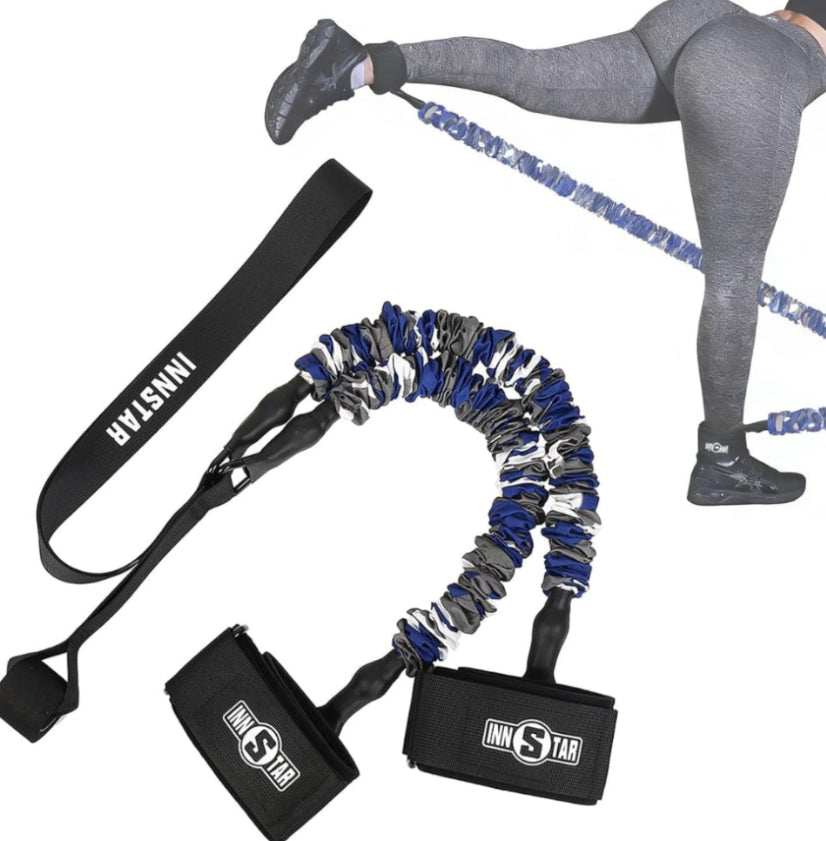 Resistance Bands Accessories Exercise Bands Attachment, Fitness Handles Workout Bar for Home Gym Workout Full Body Workout