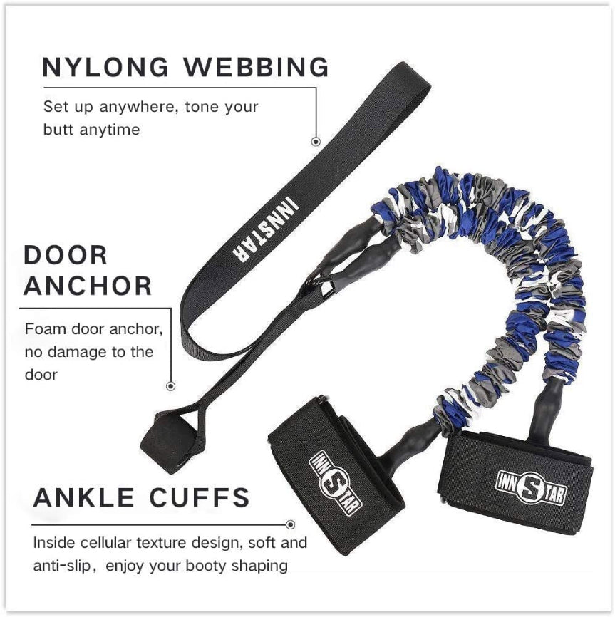 Resistance Bands Accessories Exercise Bands Attachment, Fitness Handles Workout Bar for Home Gym Workout Full Body Workout